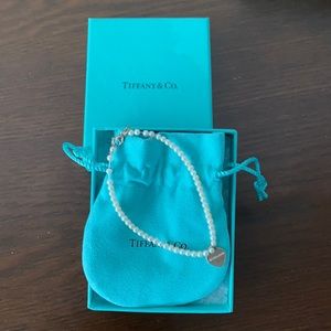 Tiffany & Co. Return To Heart Tag Pearl Bracelet